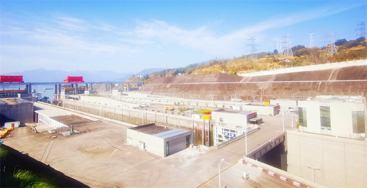 三峡大坝五级船闸